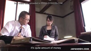 Office Lady Kana getting her wet pussy creampied