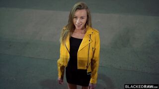 BLACKED RAW Babe fucked in interracial gangbang