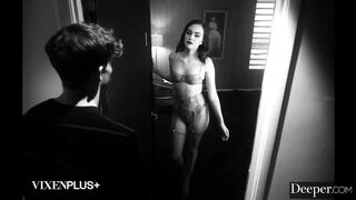 Deeper. Stunning babe fucked by stud
