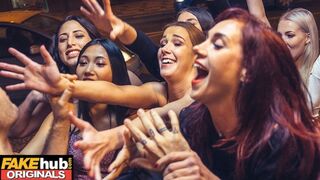 Ladies Night at the stripclub turns into debauchery as Asian Thai cheats with a stipper - FAKEhub