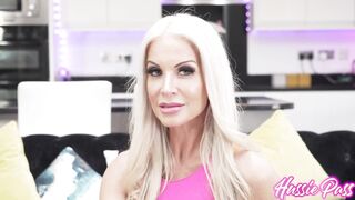 The Busty Blonde British MILF featuring Miss Sally with Mr. Longwood