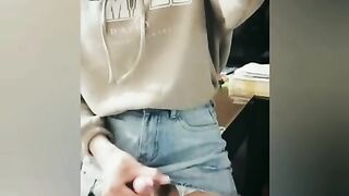 ShortsOrgasmMasturbationCumshot