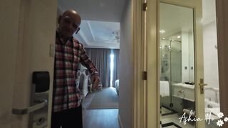 87 years old scammer acts as rich landlord but having his way to get innocent pussies