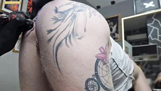 STARTING THE DAY WITH A CHANGE IN MY ANAL TATTOO 1