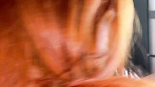 I fuck my stepsister in the kitchen until she cums hard