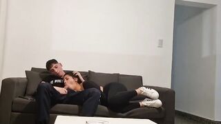 My Stepsister Catches Me Masturbating And Helps Me