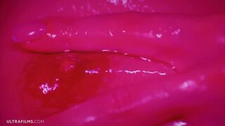 Super Hot Girl Sybil Oiling Herself and Masturbating