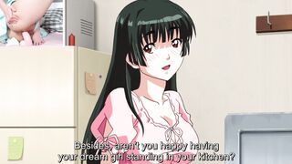 "This big thing has actually entered my pussy" [uncensored hentai English subtitles]
