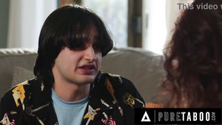 PURE TABOO Outraged Teen Is Disturbed By His Naive Stepmom Syren De Mer's Sudden Bimbofication