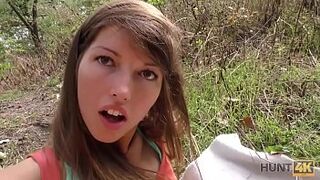 HUNT4K. Anal sex for money is exactly what young coquette desires
