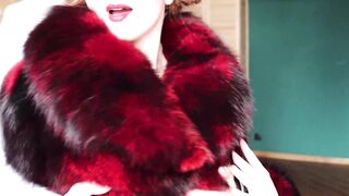 Retro sex with babe in fur coat