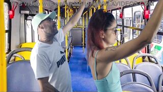 Young student gets groped on the bus!