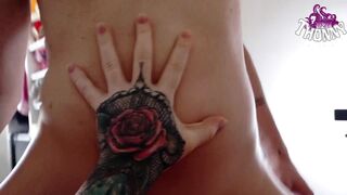 Pov. Girlfriend with pink pussy asking for milk in her fur