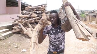 getting wood