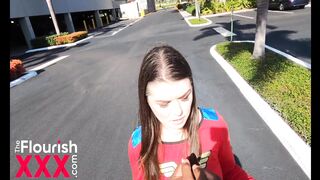 Wonder Woman catches her Cheating Man and gets cramped - Anastasia Rose