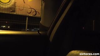 Real street whore gets on POV for 120 Euros