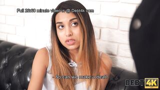 DEBT4k. Sex is the compromise between hung collector and lovely debtor