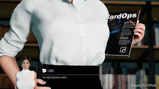 Lora Croft Adventures - Librarians Pussy she's not wearing panties