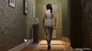 Lora Croft Adventures - Librarians Pussy she's not wearing panties