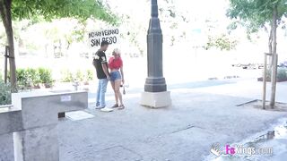 Amazing pick up session by hottest blonde mommy Sandra V
