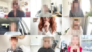 She Makes Him Cum Inside Her Tight Young Pussy On Zoom Meeting