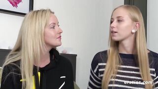 Hot German blonde dominates her horny girlfriend
