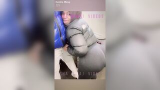 EXTREME PUBLIC ORGASM STEPBRO 11 INCH BBC SUCKED ON TRAIN