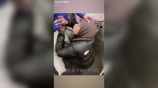 EXTREME PUBLIC ORGASM STEPBRO 11 INCH BBC SUCKED ON TRAIN
