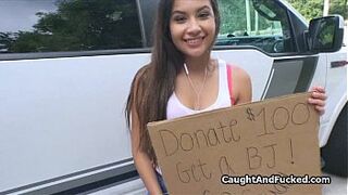 Fucking the cute car wash chick