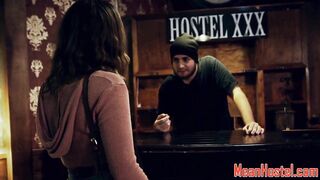 Teen captive drilled hard at kinky hostel