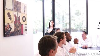 Jules Jordan - Angela White's Dark Side Her Biggest Gangbang Ever, Double Anal, Triple Penetration!