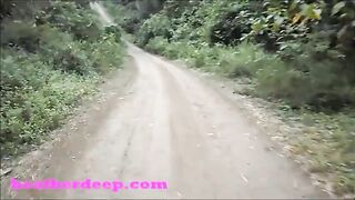 (Onlyfans.com/heatherdeep) Heather Deep 4 wheeling on scary fast quad and Peeing next to horses in the jungle
