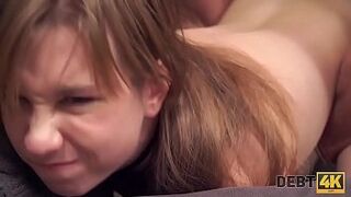 Debt4k. Alice Klay gets fucked by stranger because she took out a loan for iPhone
