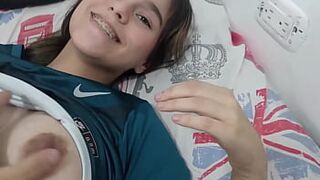 I find my stepsister with my clothes on and take them off until I end up fucking her - Full story