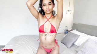 Latina Porn Casting - Tiny Teen Gets Her Pussy Creampie Filled