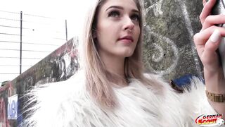 GERMAN SCOUT - Skinny German Becky California First Time Porn Casting at Pick Up in Berlin