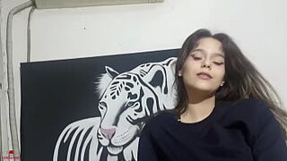 My little stepsister asks me to share a bed because she is afraid and I take the opportunity to fuck her hard and cum in her tight pussy. H.L.