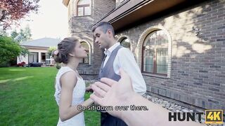 HUNT4K. Wedding Fuck with Sarah Kay