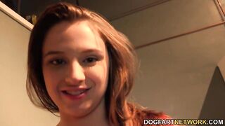 Elektra Rose Fucks Her First Black Cock At A Glory Hole