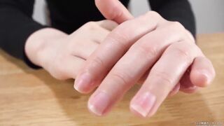 Wet hand fetish