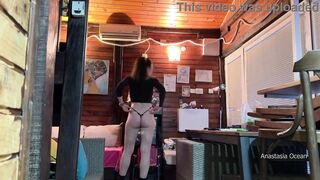 I met delivery guy naked. He asked me to touch my boobs and i let him do it.