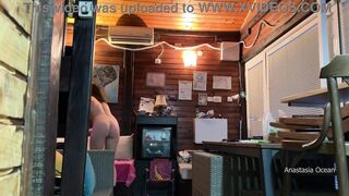 I met delivery guy naked. He asked me to touch my boobs and i let him do it.