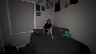 Brother caught smelling his hot step sisters vibrator while she was sleeping in her bed!