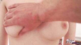 Belle Claire takes huge creampie from naughty stranger