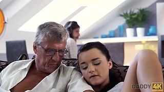 DADDY4K. Do you prefer the computer or your girlfriend? And she?