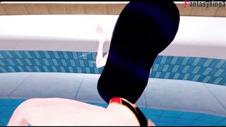 Violet Parr inside the pool POV | The Incredibles | Short (watch the full version on RED and extra scenes on premium)