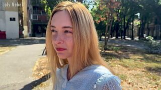 I met a cute student on the street and fucked her on the same day!