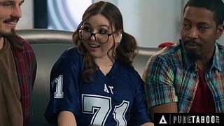PURE TABOO Mischievous Teen Leana Lovings Seduces Her Stepdad's Best Friends