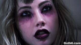 Hell yeah! Goth teen nympho Ivy Wolfe goes CRAZY!