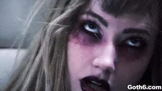 Hell yeah! Goth teen nympho Ivy Wolfe goes CRAZY!